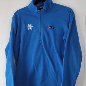 Patagonia Synchilla quarter zip fleece, Alta, men's small, bright blue